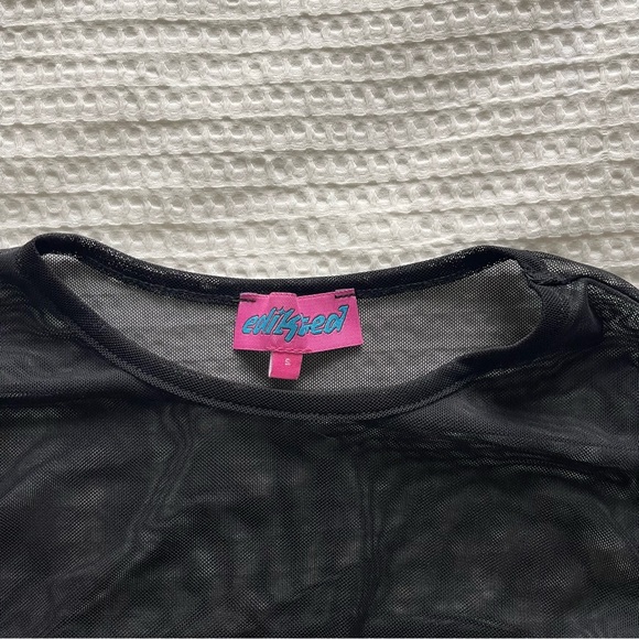 Edikted Long Sleeve Mesh Top - Picture 3 of 3